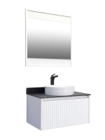 Мебель для ванной комнаты Comforty Марсель 75 подвесная, матовая белая