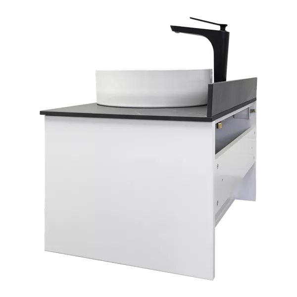 Мебель для ванной комнаты Comforty Марсель 75 подвесная, матовая белая