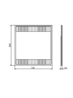 Мебель для ванной комнаты Comforty Марсель 75 подвесная, матовая белая