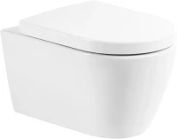 Унитаз подвесной BelBagno Marino BB105CHR безободковый, крышка BB865SC с микролифтом