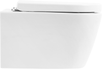 Унитаз подвесной BelBagno Marino BB105CHR безободковый, крышка BB865SC с микролифтом