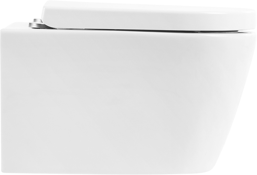 Унитаз подвесной BelBagno Marino BB105CHR безободковый, крышка BB865SC с микролифтом