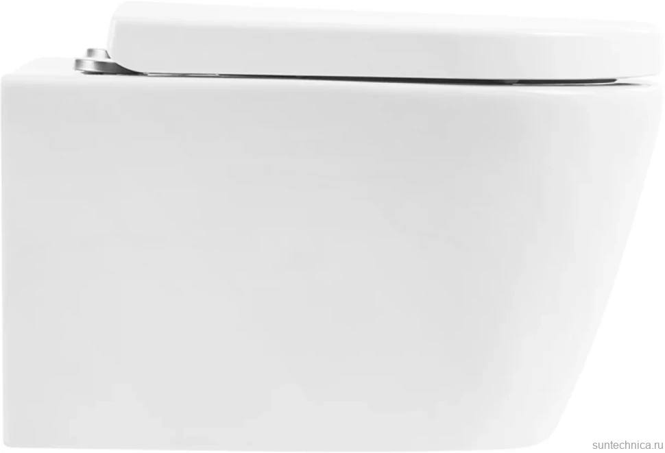 Унитаз подвесной BelBagno Marino BB105CHR безободковый, крышка BB865SC с микролифтом