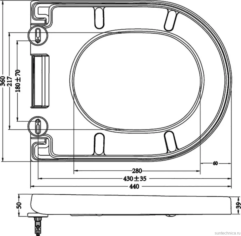 Унитаз подвесной BelBagno Marino BB105CHR безободковый, крышка BB865SC с микролифтом
