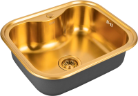 Мойка кухонная Zorg Inox PVD SZR 5848 BRONZE бронза