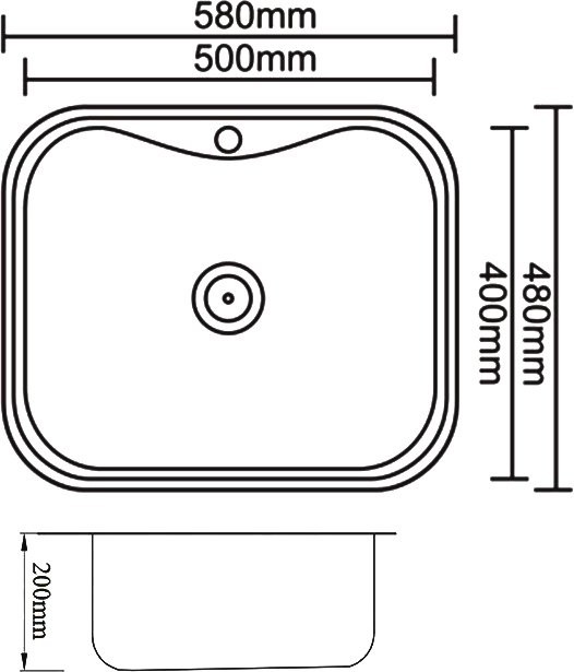 Мойка кухонная Zorg Inox PVD SZR 5848 BRONZE бронза
