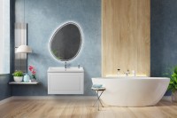 Тумба с раковиной Cezares Giubileo 80 1 внутренний ящик, bianco lucido