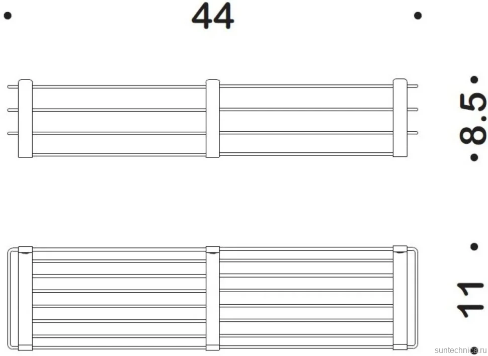 Полка Colombo Design Angolari B9633.NM