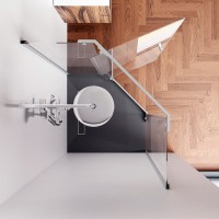 Душевой уголок AM.PM Sunny W87G-405-9090-MT 90x90 см, серебро