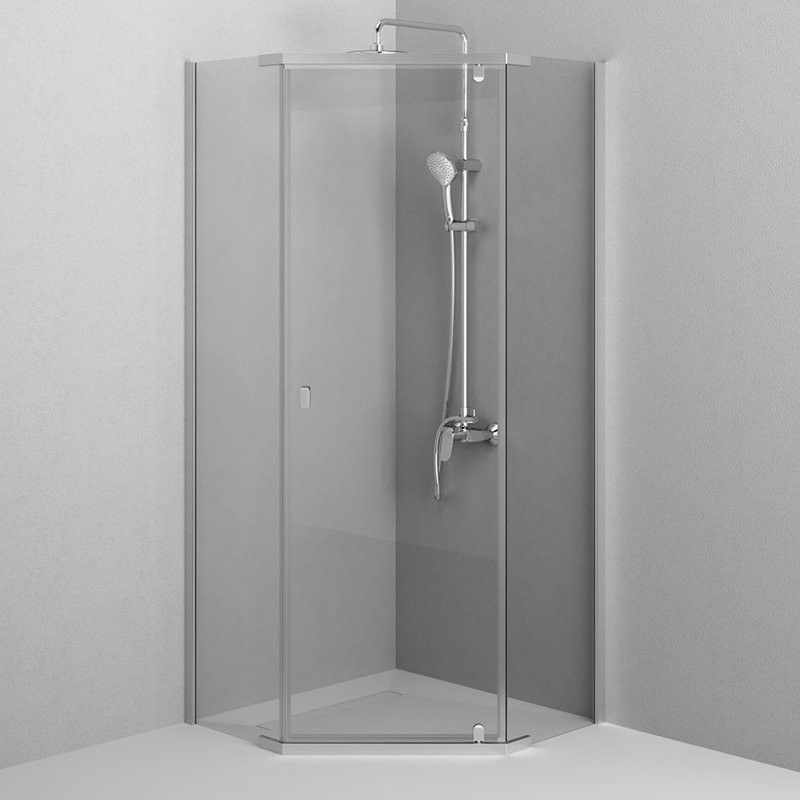 Душевой уголок AM.PM Sunny W87G-405-9090-MT 90x90 см, серебро