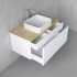 Мебель для ванной Raval Morelle 100, подвесная, белая, охра
