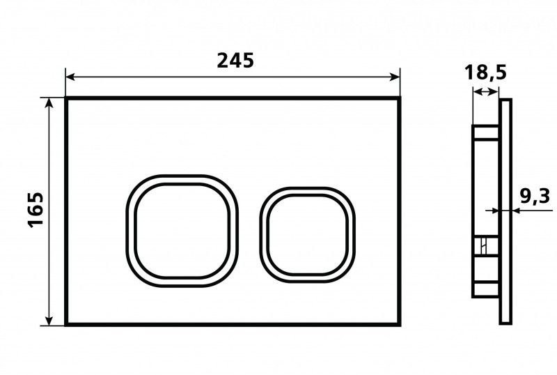 Комплект Унитаз подвесной Esbano Amapola ESUPAMAPGM матовый серый + Инсталляция Fram + Кнопка ESINLPS10GW