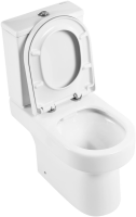 Унитаз-компакт напольный BelBagno Norma BB339CPR безободковый, крышка BB865SC с микролифтом, бачок BB339T