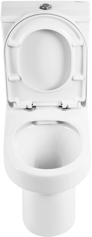 Унитаз-компакт напольный BelBagno Norma BB339CPR безободковый, крышка BB865SC с микролифтом, бачок BB339T