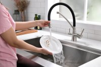 Смеситель для кухни Paulmark Siegen Si213111-NI с гибким изливом