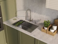 Мойка кухонная Omoikiri Taki 74-U/IF-IN Side нержавеющая сталь