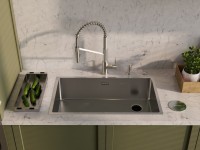 Мойка кухонная Omoikiri Taki 74-U/IF-IN Side нержавеющая сталь