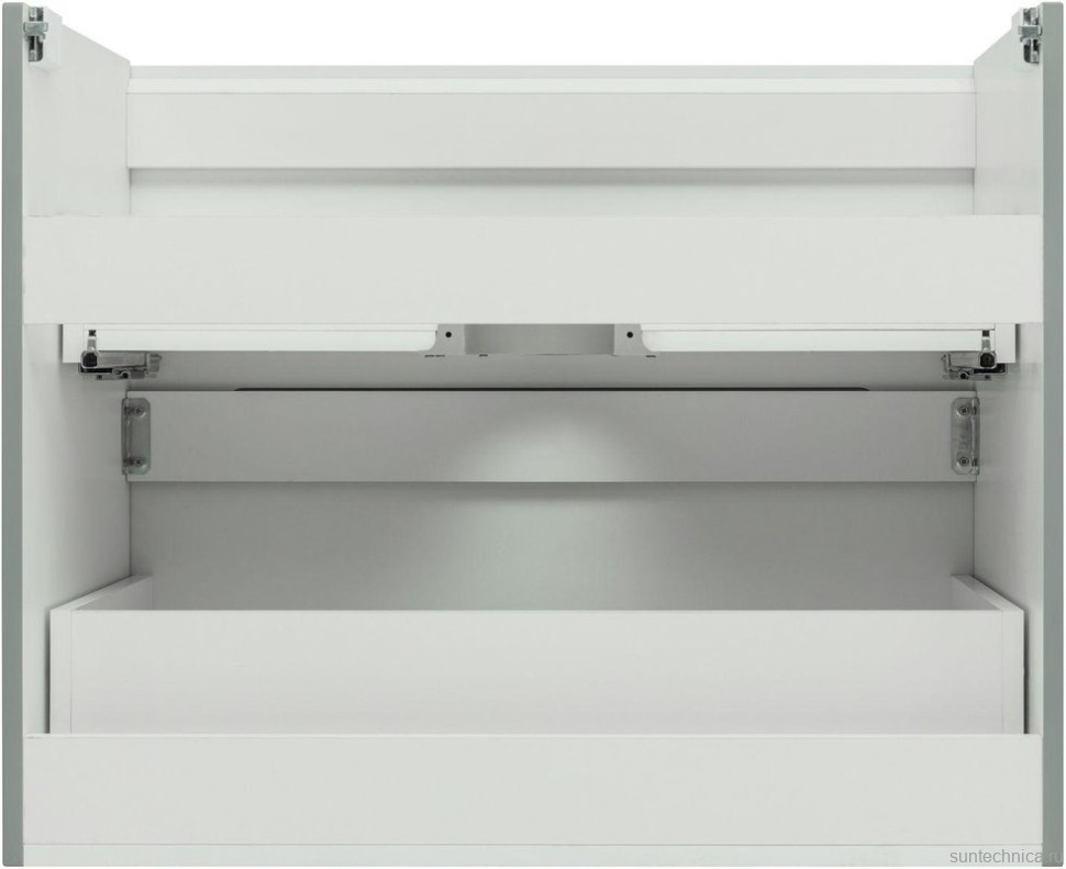 Тумба с раковиной Aquanet Джейн 80 подвесная, мисти грин