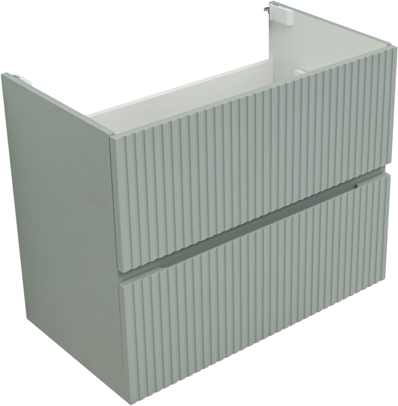 Тумба с раковиной Aquanet Джейн 80 подвесная, мисти грин