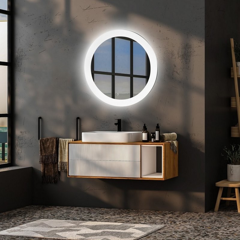 Зеркало круглое Abber Mond AG6202SL-0.77 77 см, с подсветкой