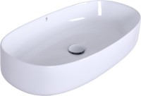 Тумба с раковиной Orange Line 100 подвесная, 2 ящика, матовый графит с раковиной B07-675W