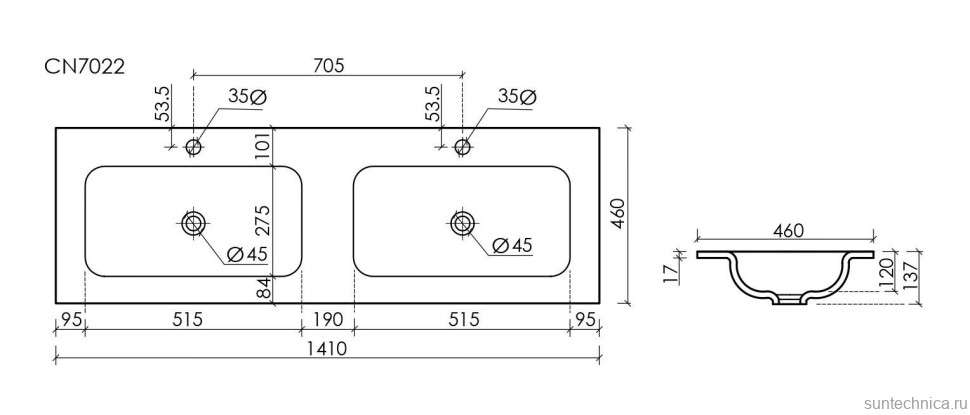 Мебель для ванной комнаты Sancos Very 140 подвесная, doha soft, раковина CN7022