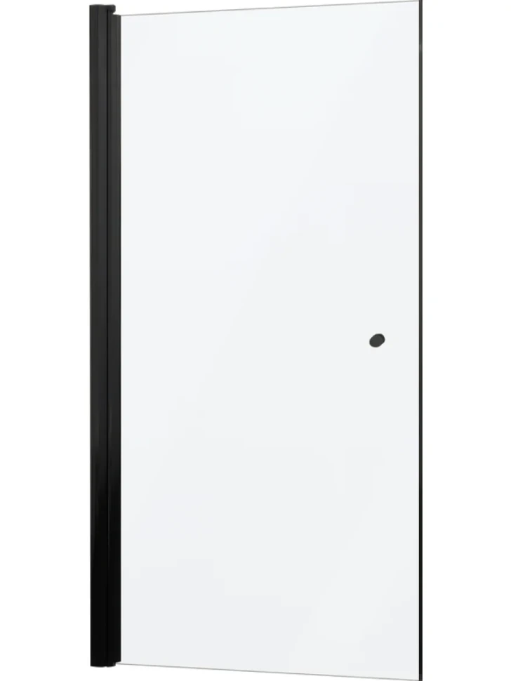 Душевая дверь в нишу Kubele DE020 DE020D601T-MAT-BLM- 80х200 80, профиль черный матовый, стекло матовое