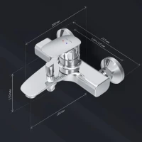 Смеситель для ванны с душем AM.PM Spirit V2.1 F71A10000