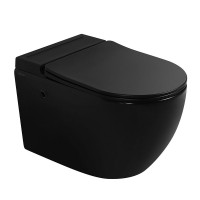 Комплект 2 в 1 Abber Bequem AC1108PMB-AC0101P Унитаз подвесной, с микролифтом + Монтажная рама