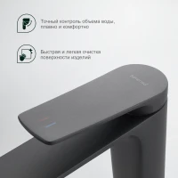 Смеситель для раковины Splenka S40.10.07, серый