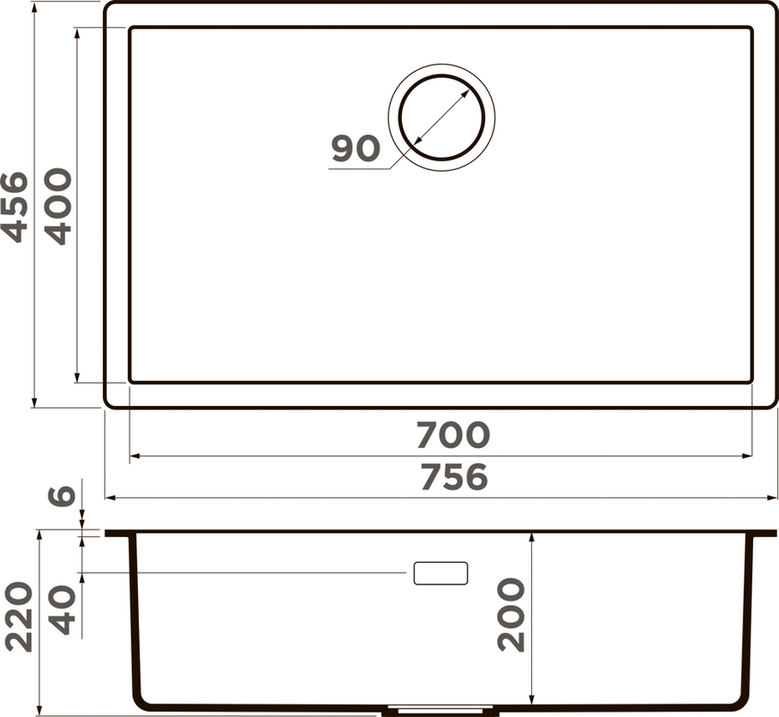 Мойка кухонная Omoikiri Yamakawa 75 Integra-GR Leningrad grey