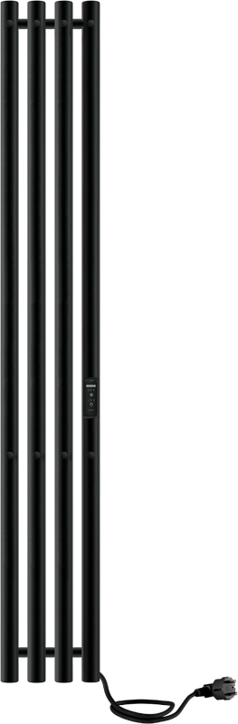 Полотенцесушитель электрический Indigo Style 4 LSE120-18BRRt черный муар