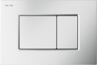 Комплект AM.PM Gem IS70251.901701 FlashClean с сиденьем микролифт, кнопка смыва хром глянцевая