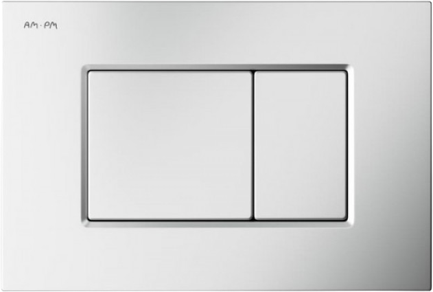 Комплект AM.PM Gem IS70251.901701 FlashClean с сиденьем микролифт, кнопка смыва хром глянцевая