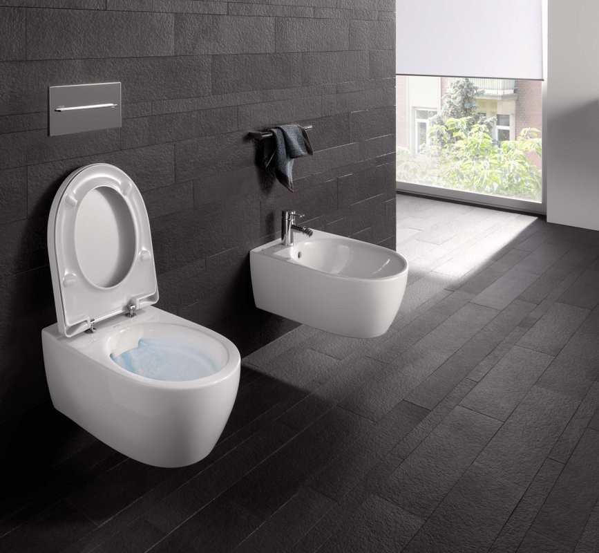 Унитаз подвесной Geberit iCon крышка 574130000 с микролифтом