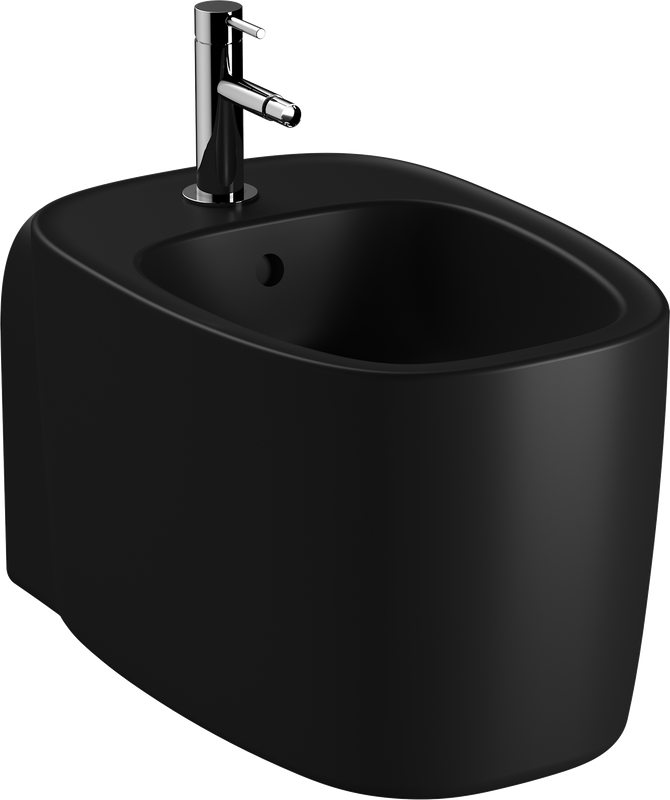Биде подвесное VitrA Plural 7831B483-0288 матовое черное
