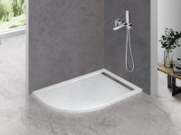 Поддон для душа Cezares TRAY-AS-RH-120/80-30-W-R 120x80 R, с сифоном, белый