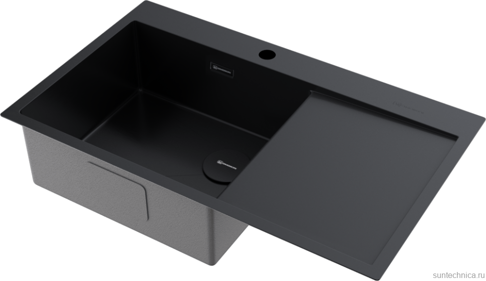 Мойка кухонная Omoikiri Akisame 86-L Side-GB графит