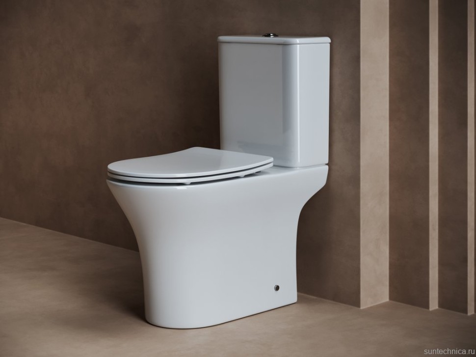 Унитаз-компакт напольный Ceramicanova Fortuna Rimless CN9001