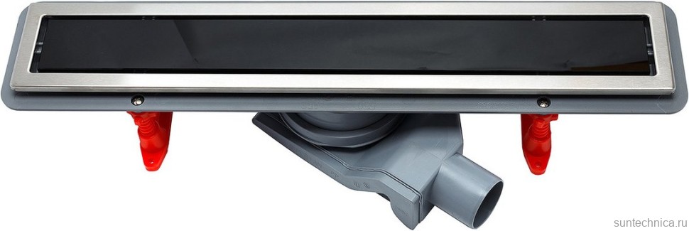 Душевой трап (лоток) Pestan Confluo Premium Line 650 черное стекло/сталь