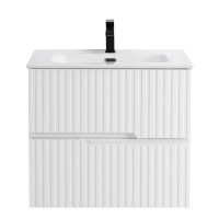 Тумба с раковиной Cezares Duet 70 bianco lucido, раковина Cezares CZR-8095-70