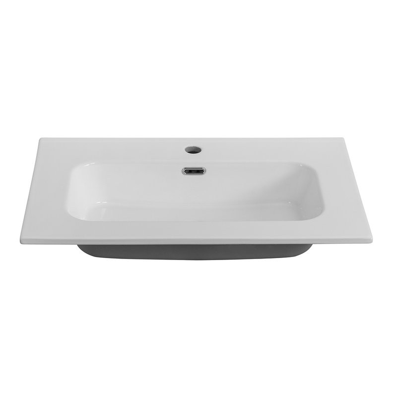 Тумба с раковиной Cezares Duet 70 bianco lucido, раковина Cezares CZR-8095-70