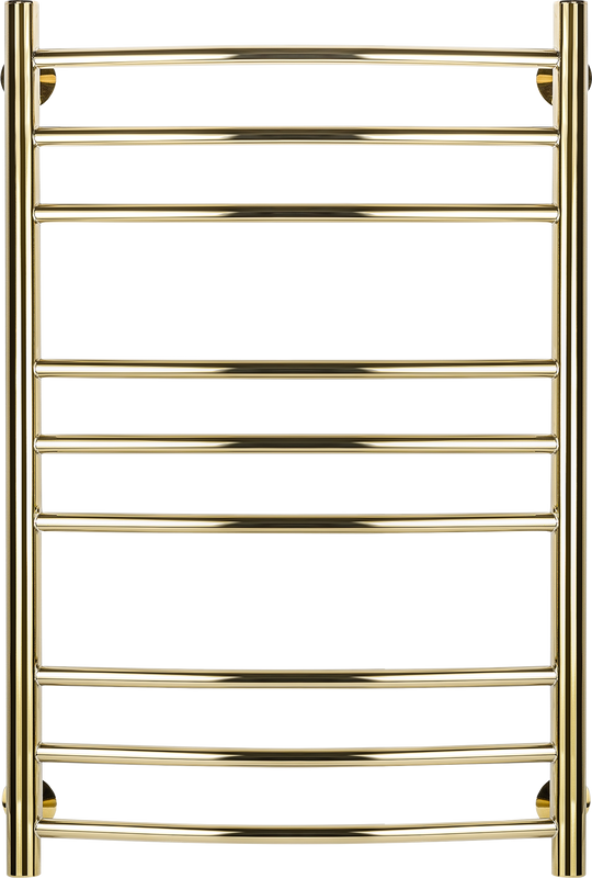 Полотенцесушитель водяной Secado Милан 3 80x55 см, золотой глянцевый, лесенка