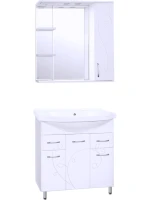 Мебель для ванной комнаты Style Line Эко Фьюжн №26 80 белая Мебель для ванной комнаты Style Line Эко Фьюжн №26 80 белая