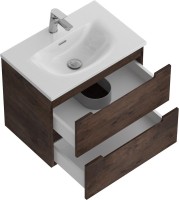 Мебель для ванной комнаты BelBagno Etna 39 70 rovere moro, раковина BB-8099-3-70