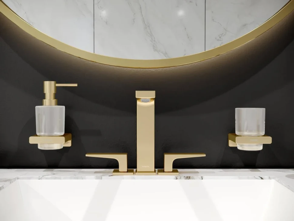 Стакан Hansgrohe AddStoris 41749990 полированное золото