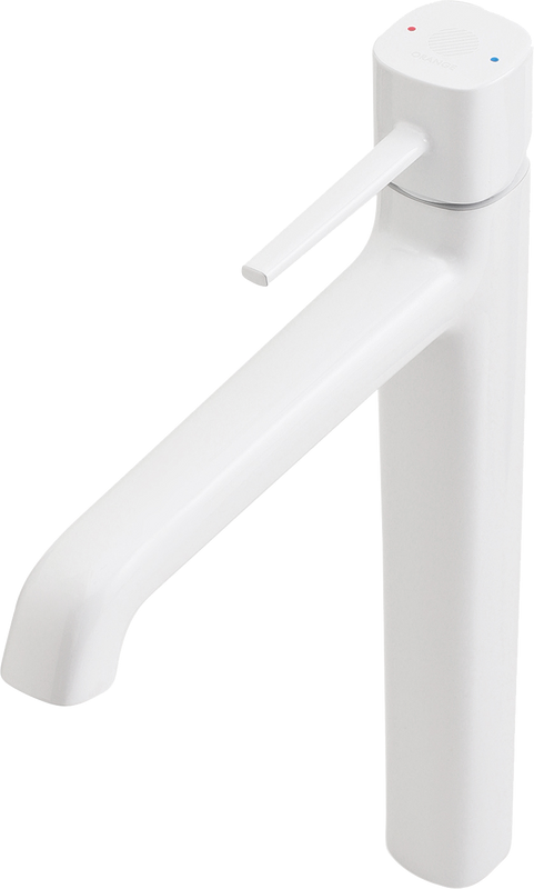 Смеситель для раковины Orange Karl M05-121W белый