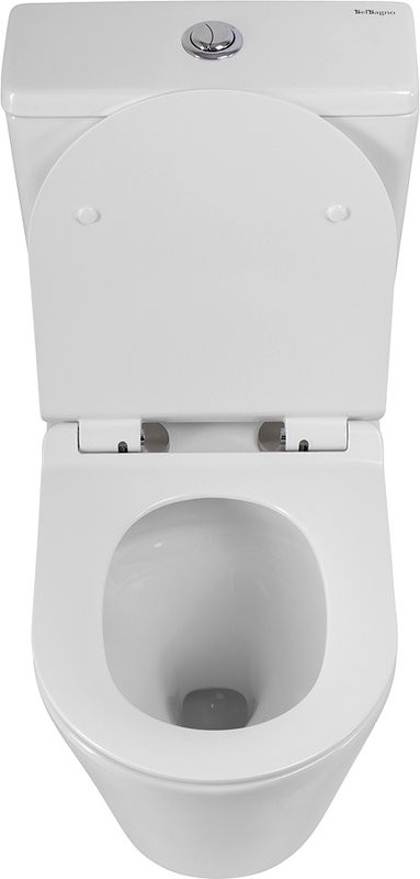 Унитаз-компакт напольный BelBagno Flay-r BB2149CP-TOR безободковый, крышка BB2111SC с микролифтом, бачок BB2149T