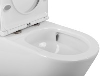 Унитаз-компакт напольный BelBagno Flay-r BB2149CP-TOR безободковый, крышка BB2111SC с микролифтом, бачок BB2149T
