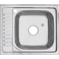 Мойка кухонная Melana 6050 R 0,8/180 серебристая